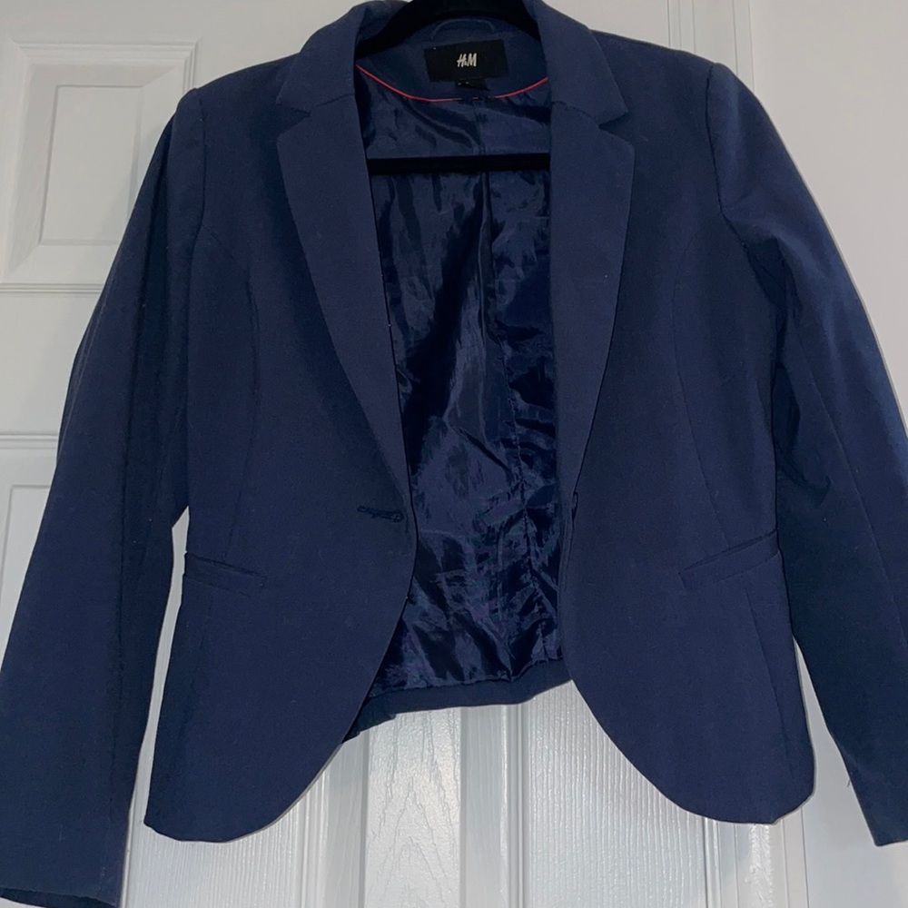 Navy blue blazer